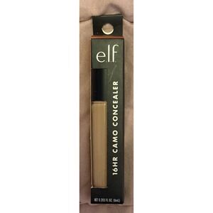 NEW e.l.f. Womens Tan Latte 16HR Camo Concealer 0.203 oz Full Coverage